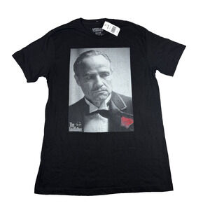 AMERICAN CLASSICS THE GODFATHER MARLON BRANDO GRAPHIC T-SHIRT MEDIUM NWT $25